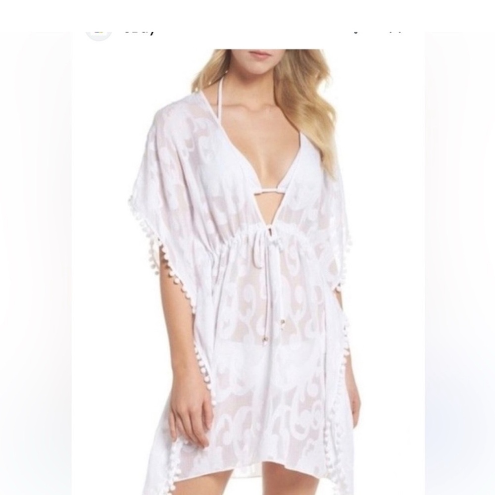 Lilly Pulitzer White Sheer Cover-Up